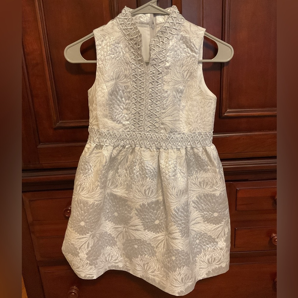 Lilly Pulitzer girls dress size 10 Silver Franci Dress